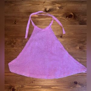 pink urban outfitters ecote halter top size xs
